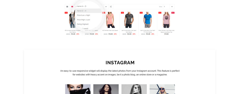 T-Shirts Direct - T-Shirt Shop OpenCart Template - Features Image 7