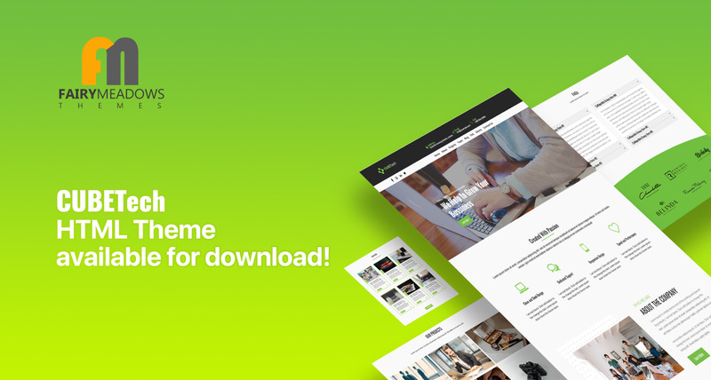 Cubetech - Portfolio PSD Template - Features Image 1
