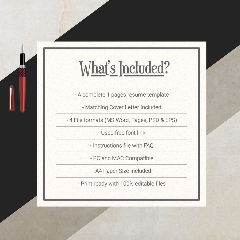 Delbert Resume Template - Features Image 5