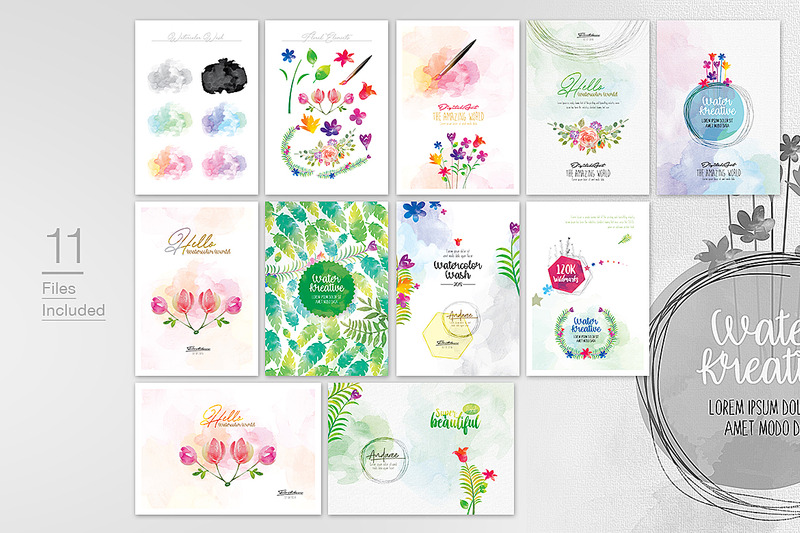 WaterColor Creator Graphics - Illustration - Features Image 1