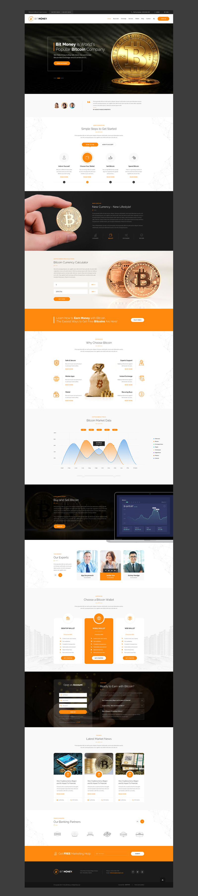 Bit Munt - Bitcoin Crypto-bestemmingspaginasjabloon voor valuta - Features Image 1