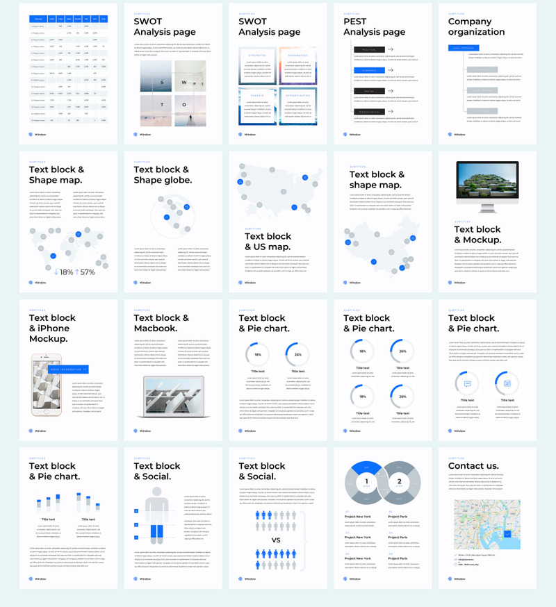 Business 2018 PowerPoint template #67028 - TemplateMonster