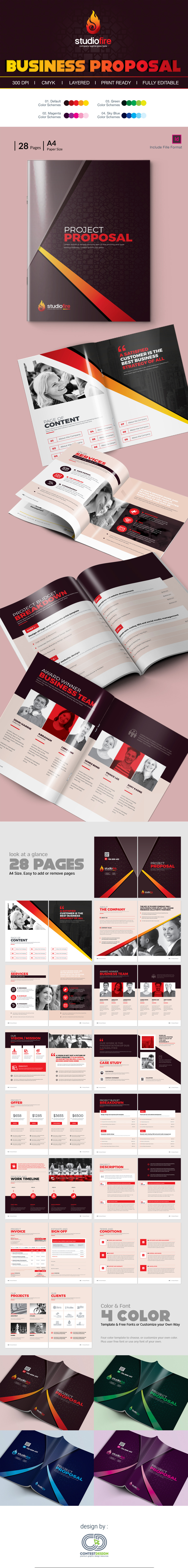 StudioFire Project Proposal - - Corporate Identity Template - Features Image 1