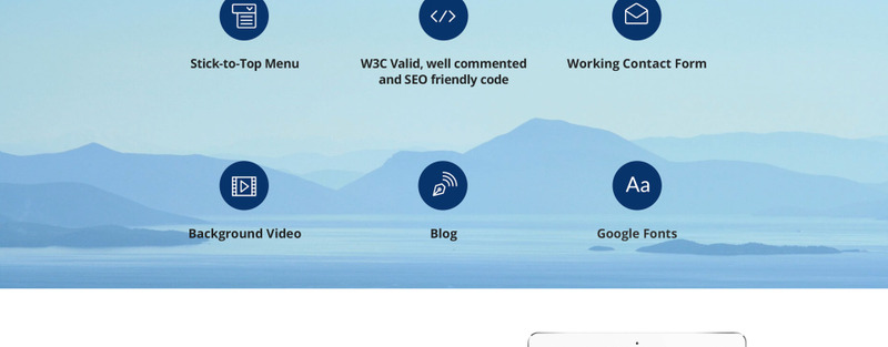 Clean - Neutral HTML5 Landing Page Template - Features Image 2