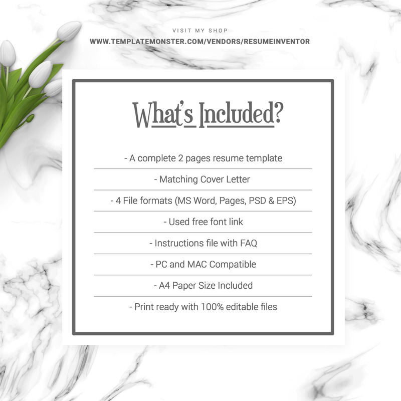 Steven Resume Template - Features Image 6
