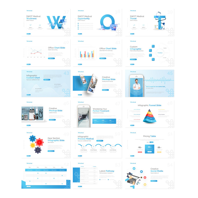 Medival Health Presentation Полностью анимированный шаблон PowerPoint - Features Image 3