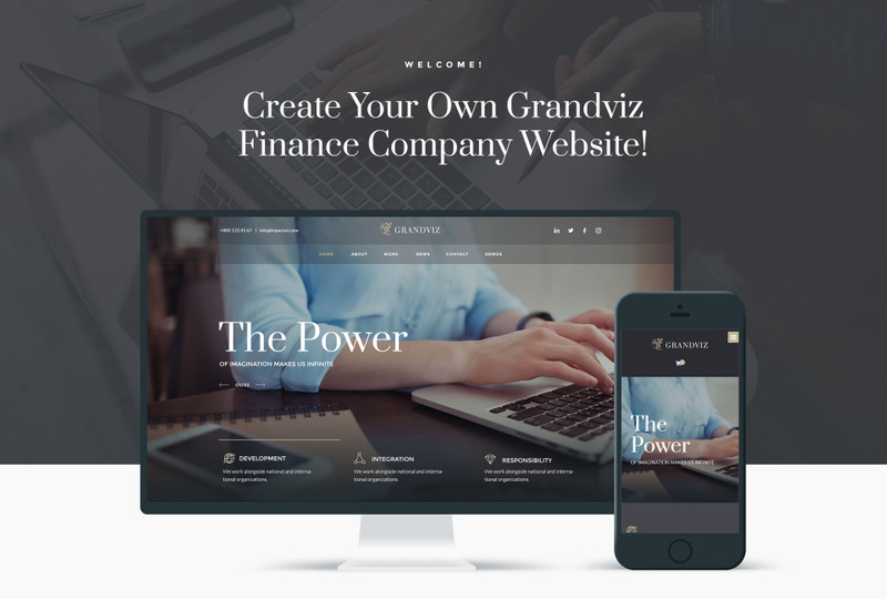 Grandviz - Financial Company Premium thème WordPress adaptatif #66990 - Image 1
