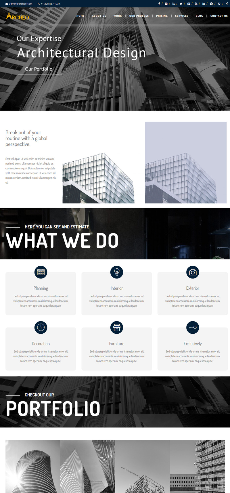Tema de Archeo WordPress - Imagen de características 2