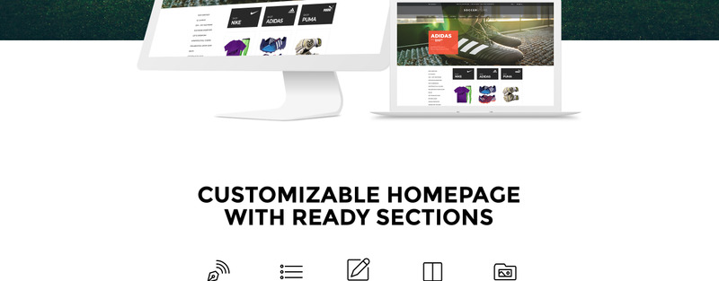 Soccer Store Shopify Theme - Features Image 2