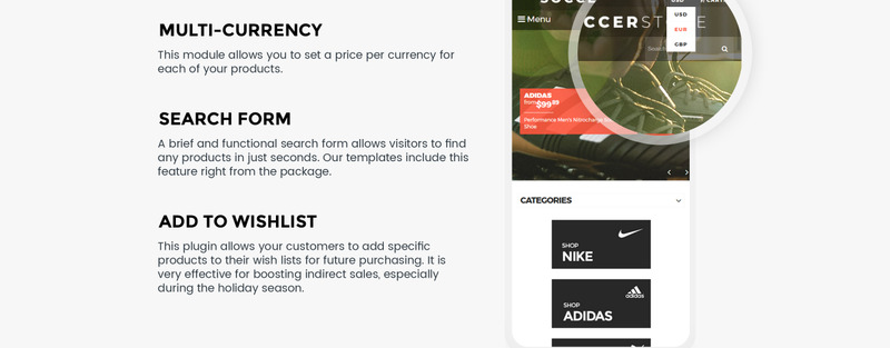 Soccer Store Shopify Theme - Features Image 4