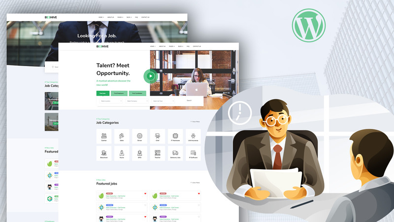 Beehive | Job Listing HTML5 Website Template - Features Image 1