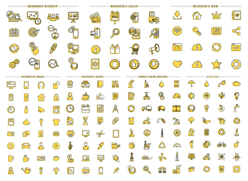 Line Icon Set #67312 - TemplateMonster