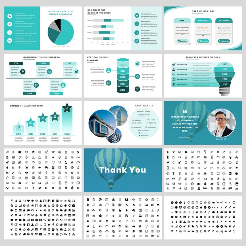 Toszca PowerPoint template #99368 - TemplateMonster