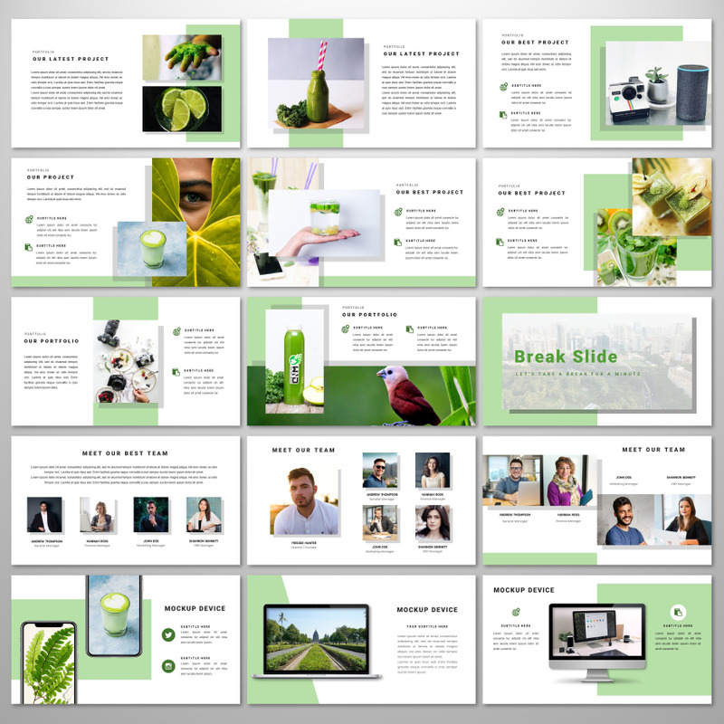 Samarinda - Powerpoint Template #99793 - Templatemonster