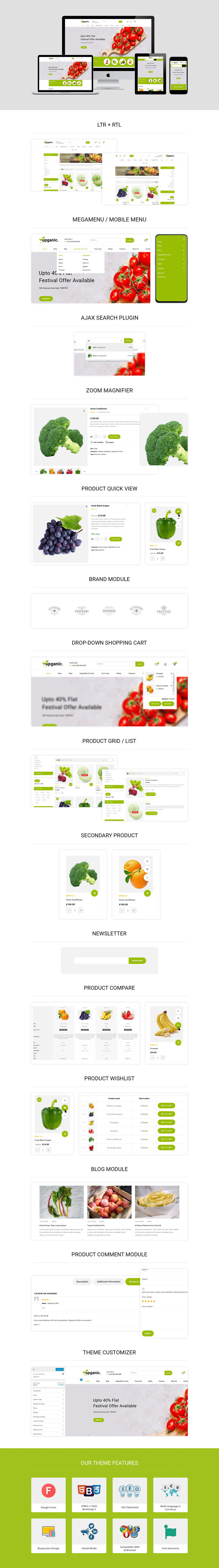 Upganic - The Mega Grocery Store Premium №100118 - Изображения фич 1