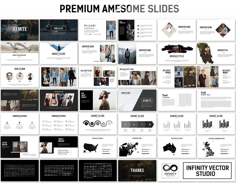 Uxmite Creative PowerPoint-Vorlage - Eigenschaften Bild 1