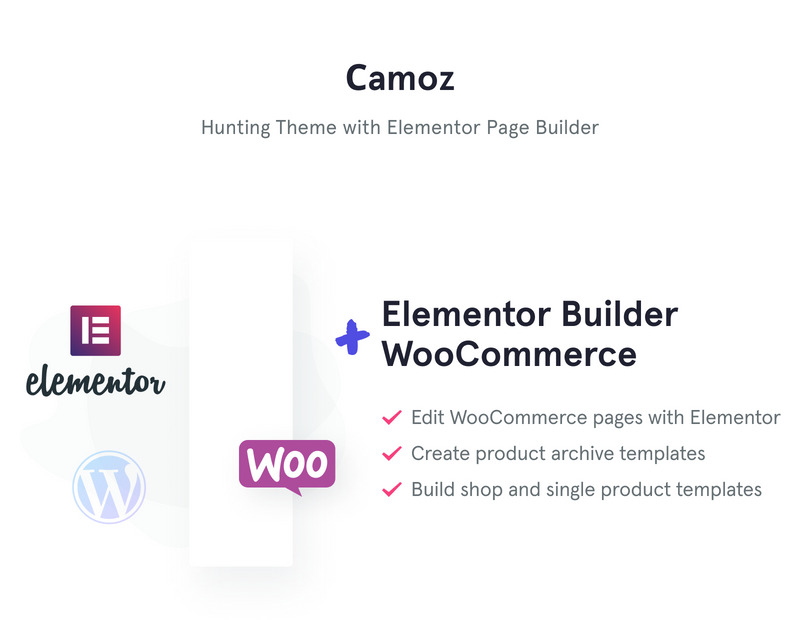 Camoz - Hunting ECommerce Classic Elementor №77840 - Изображения фич 1
