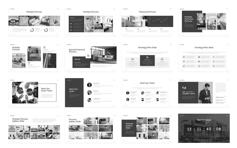 Handige presentatie van het interieur exterieur - Keynote-sjabloon - Features Image 2