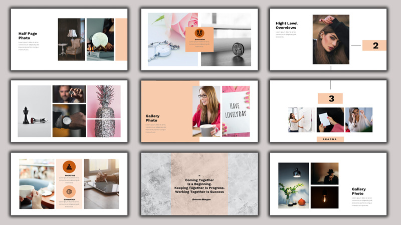 Aracna - PowerPoint šablona Creative Business - Features Image 3