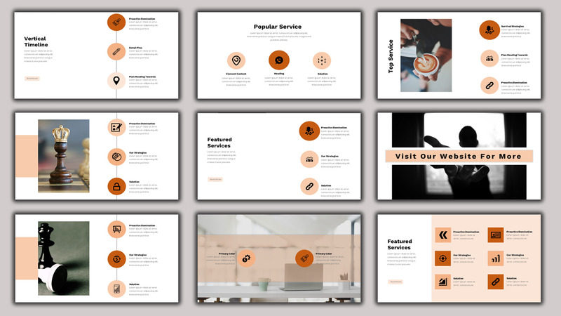 Aracna - PowerPoint šablona Creative Business - Features Image 4