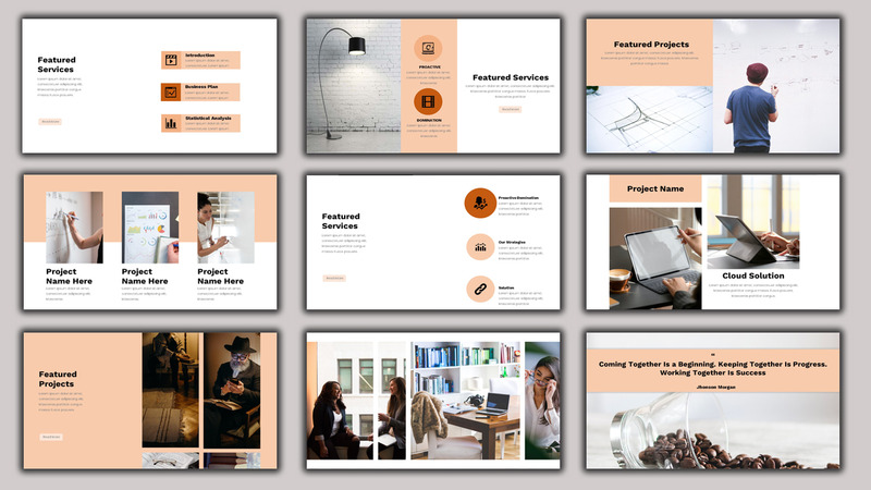 Aracna - PowerPoint šablona Creative Business - Features Image 5