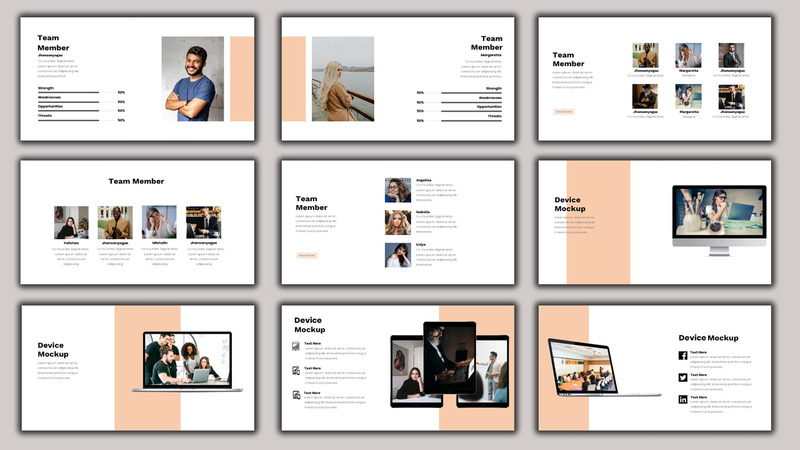 Aracna - PowerPoint šablona Creative Business - Features Image 7