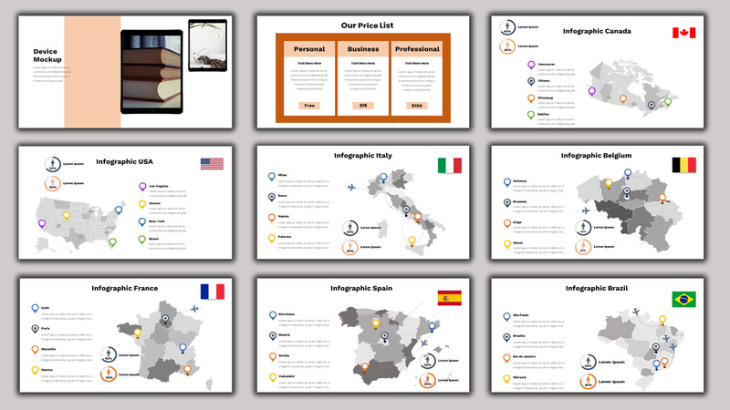 Aracna - PowerPoint šablona Creative Business - Features Image 8