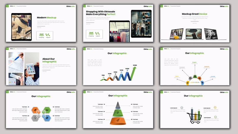 Oktasale - Creative Business PowerPoint Template - Features Image 4