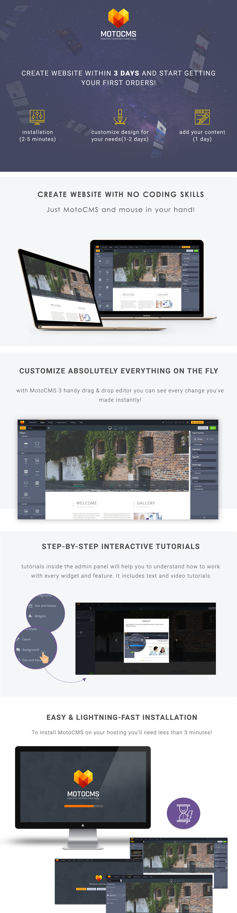 Rental Property Moto CMS 3 Template - Features Image 1