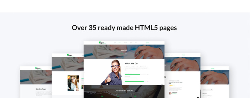 OpenMortgage - Classy Loan Consulting Company Multipage HTML Website