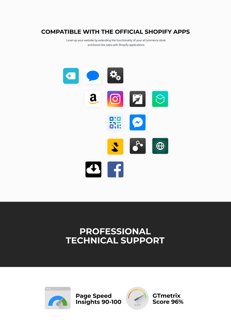 Responsivt Apparel Responsive Clean Design Shopify Theme Shopify-tema #57943 - Funktionsbild 3