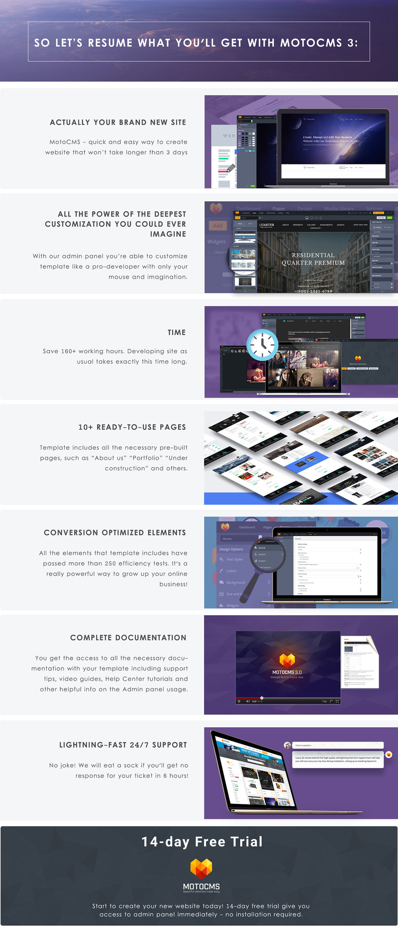Nightclub Moto CMS 3 Template - Features Image 6