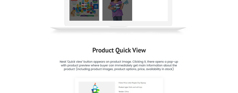 Chuck Loon - Responsive Toys & Children Clothes Online Store Shopify Theme - Features Image 6