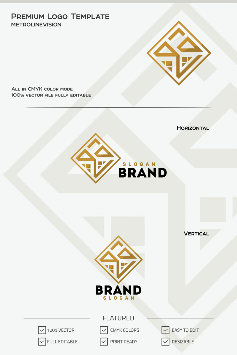 Real Estate Logo Template #69799 - TemplateMonster