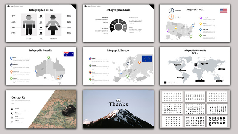 Business Pack Bundel 2 in 1 PowerPoint-sjabloon - Features Image 5