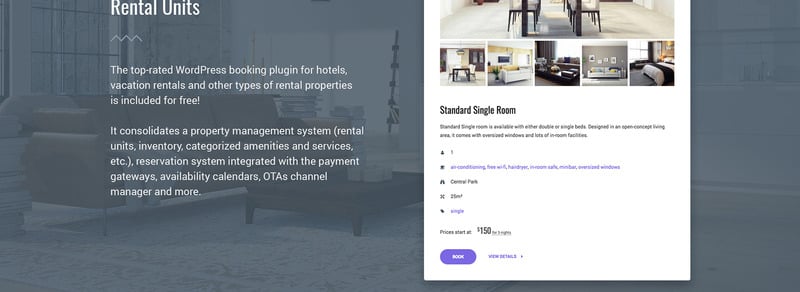 Aquentra - Single Property Rental WordPress Theme - Features Image 6