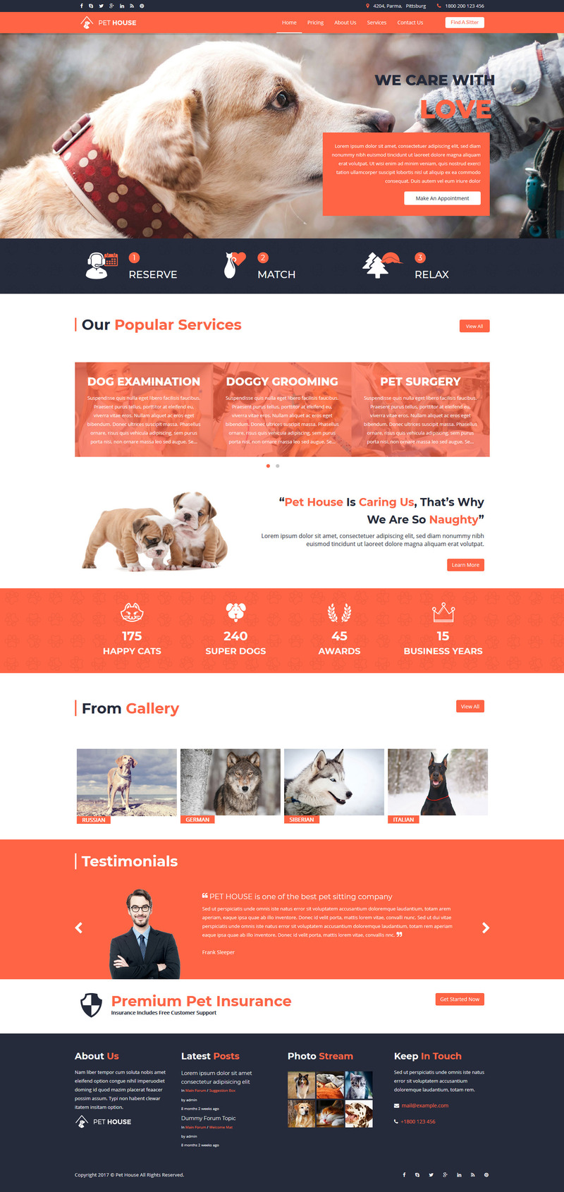 Pet House - Pet Care Service Joomla Template - Features Image 1