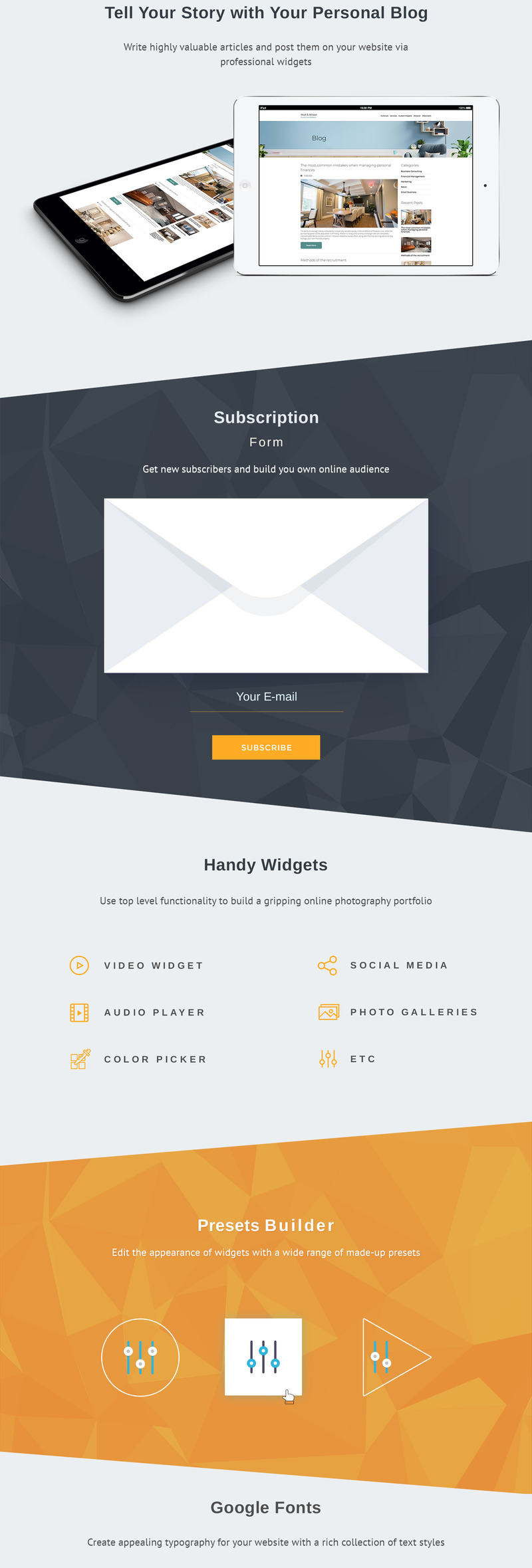 Wulf Wilson - Furniture Makers Moto CMS 3 Template - Features Image 4