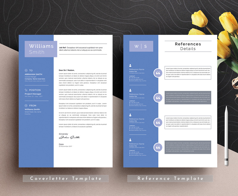 Clean & Professional Editable Cv Resume Template Word Apple Pages - Features Image 5