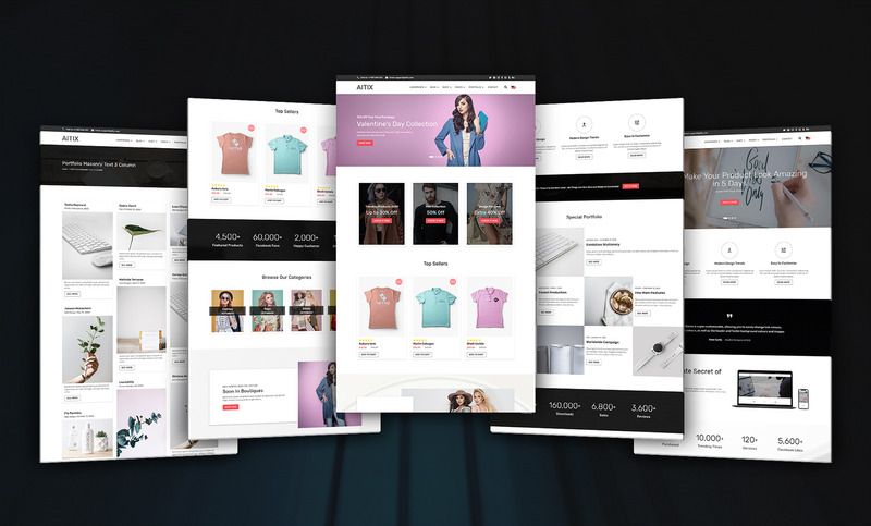 Aitix - Fashion Portfolio Multipurpose Clean Bootstrap Website Template - Features Image 2