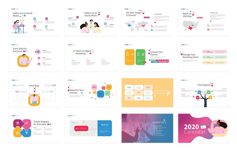 Planner Marketing Presentation Fully Animated PowerPoint template - Features Image 4