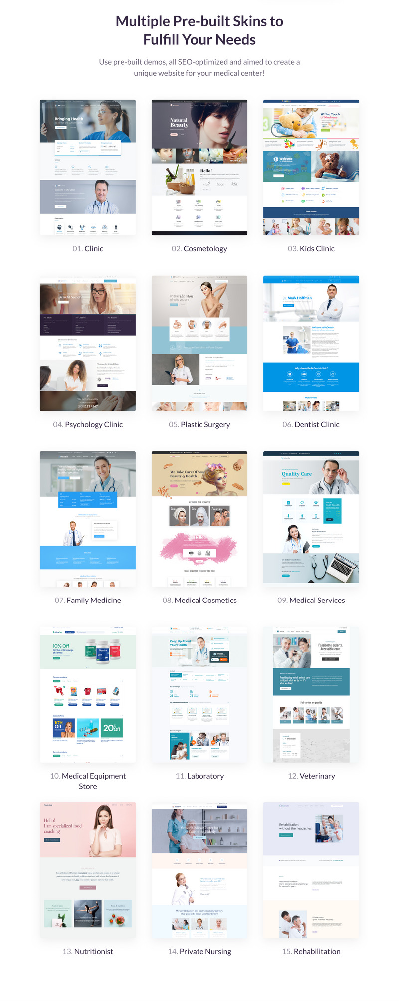 BeClinic - Multipurpose Medical WordPress Theme - Features Image 2
