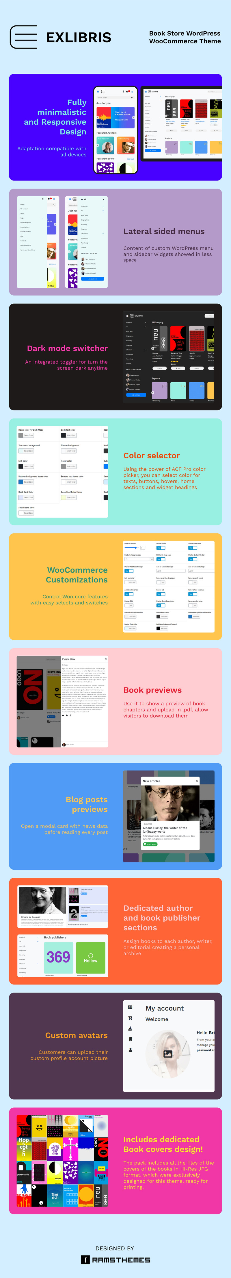 Tema WooCommerce Responsive #84045 EXLIBRIS - Book Store - Immagine Caratteristiche 1