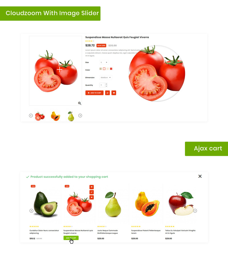 Gemüse - Gemüse- und Lebensmittelgeschäft PrestaShop Theme - Bildeigenschaften 3