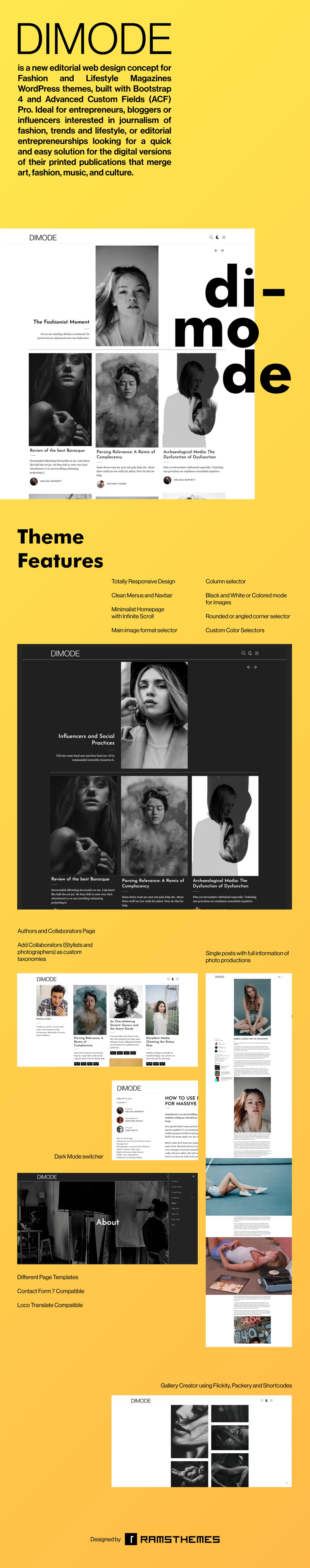 DIMODE - Fashion and Lifestyle Trends Magazine WordPress Theme - Features Image 1