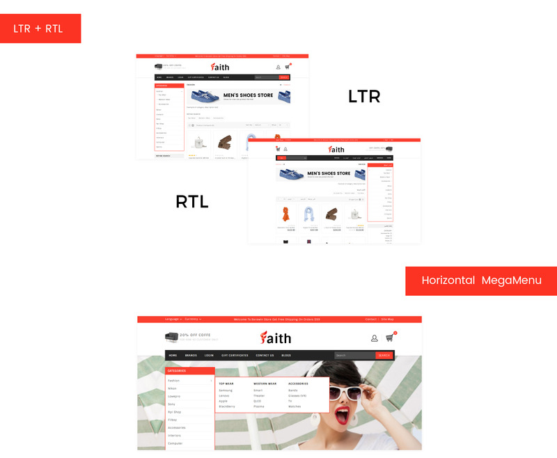 Вера - OpenCart шаблон магазина модных аксессуаров №68413 - Изображения фич 2
