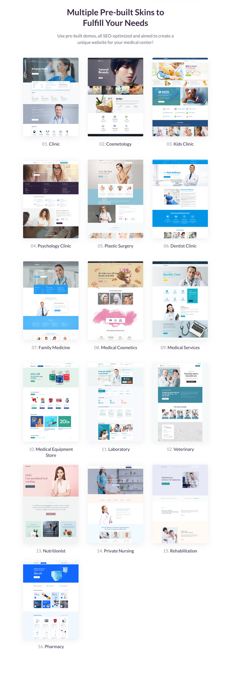 BeClinic - Multipurpose Medical WordPress Theme - Features Image 2