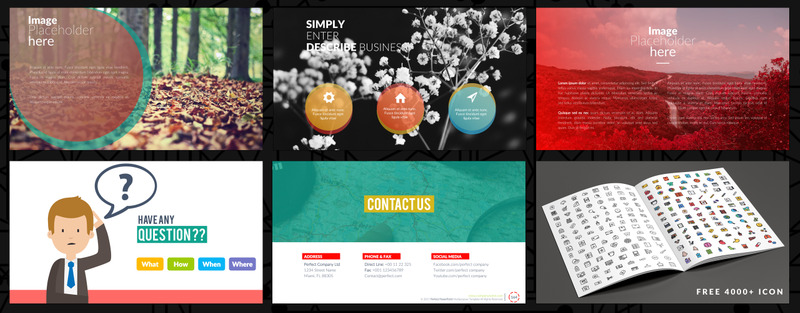 Key Note Features Perfect - Keynote template #64873 - TemplateMonster