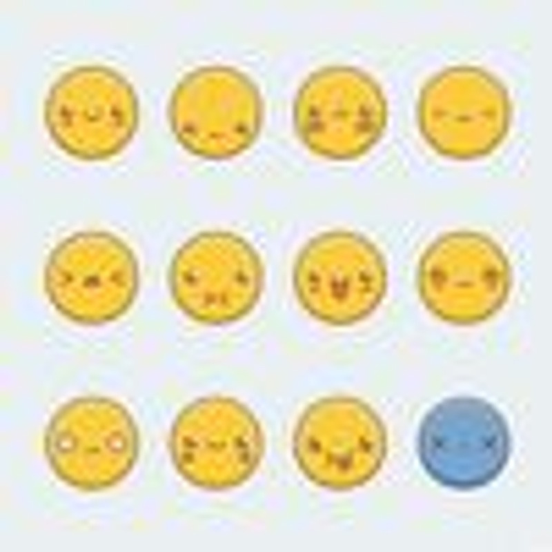 Emotions vector icons set vol.1 - Features Image 2