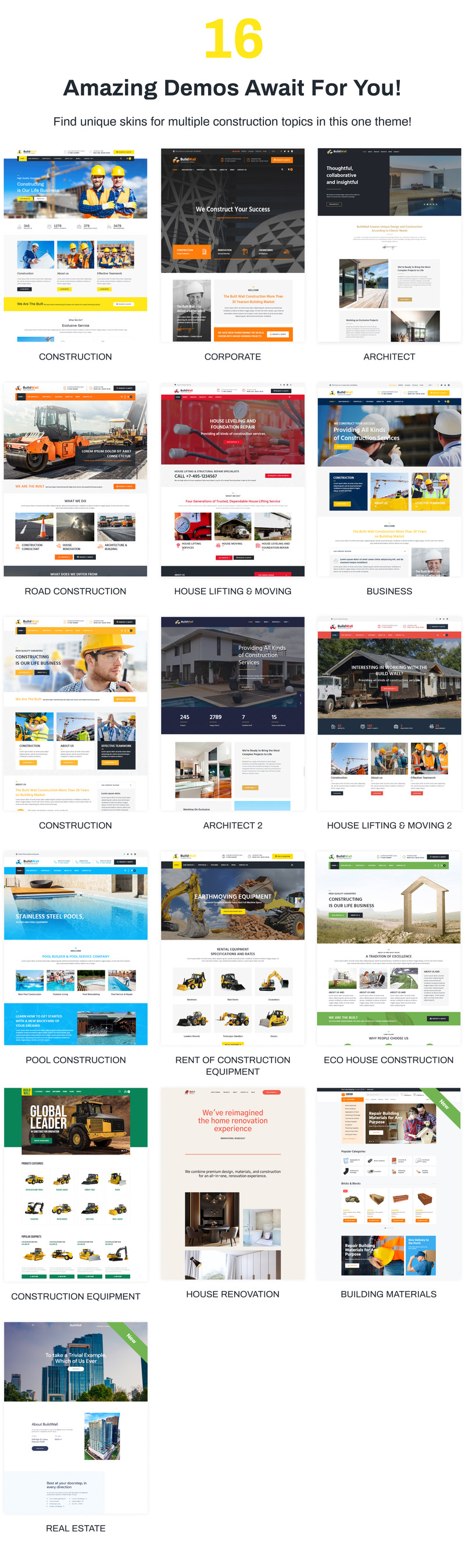 BuildWall - Construction Company Multipurpose №53591 - Изображения фич 2